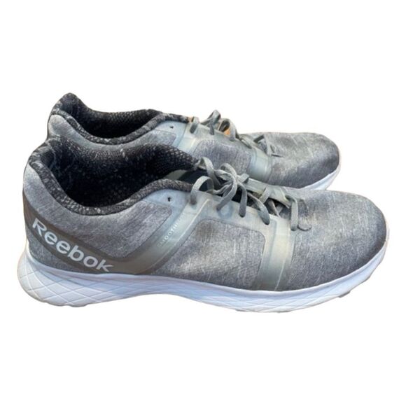 Reebok Running Shoes Sneakers Gray Smooth Fuse Technology Memory Foam Insoles 9 - Picture 9 of 11